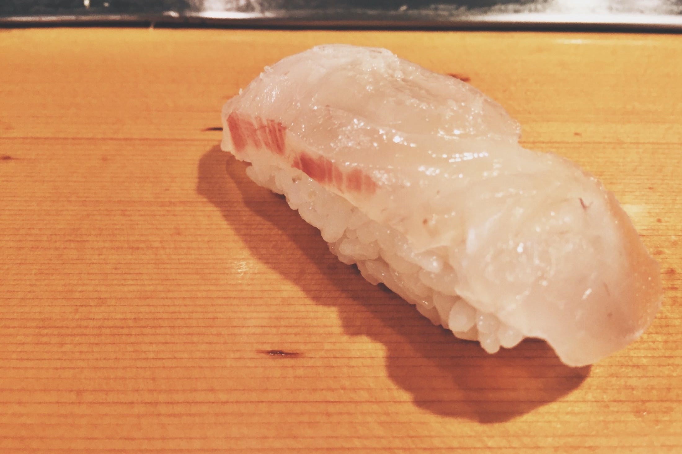 Japan Travelogue - Sushi Dai, Red snapple (Tai)