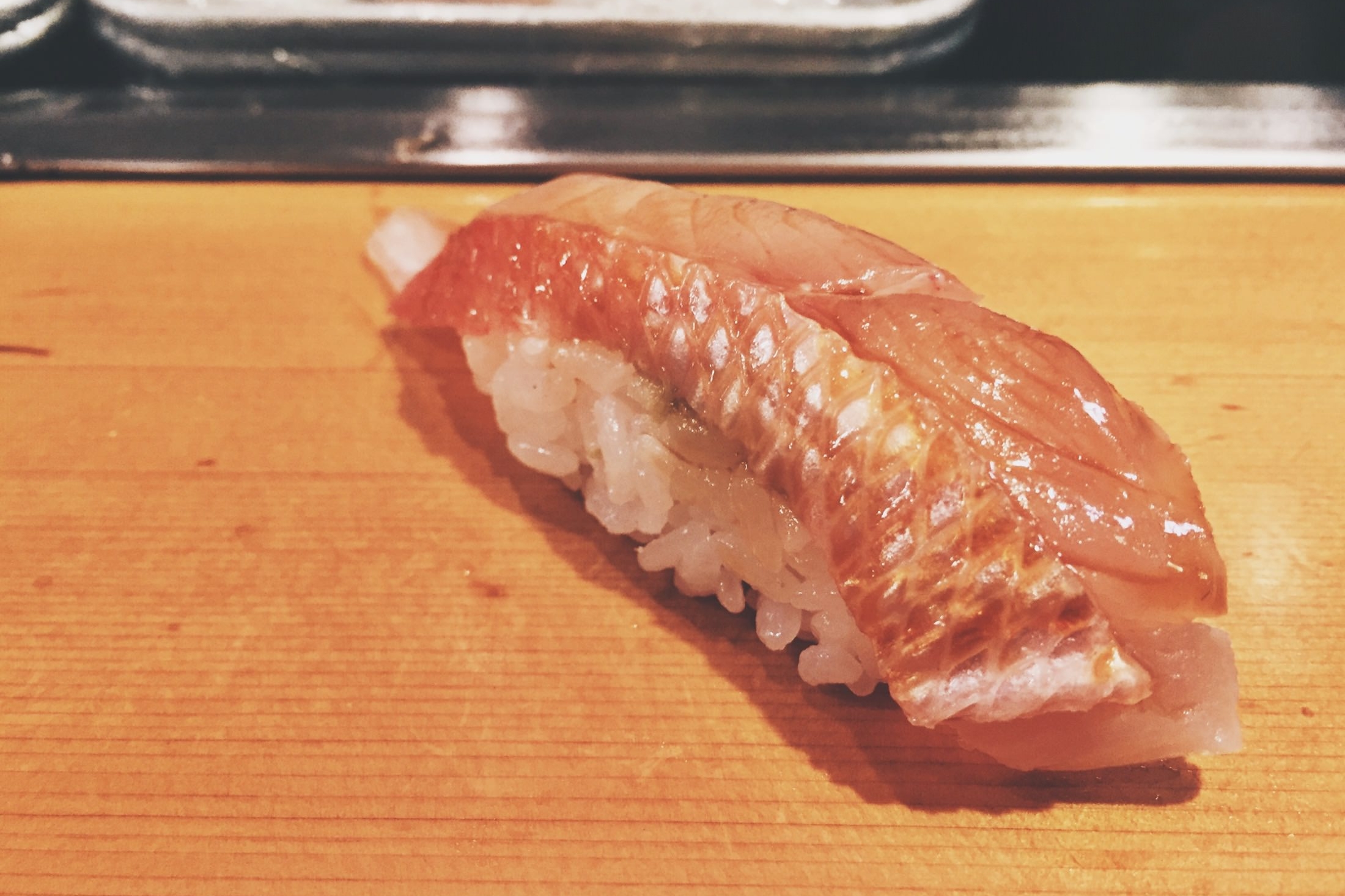 Japan Travelogue - Sushi Dai, Red sea bream